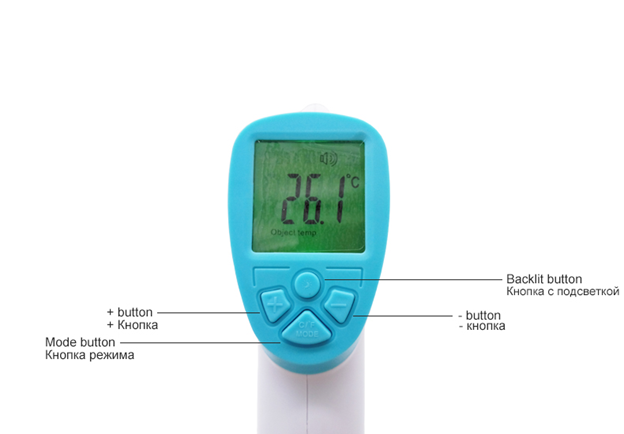 Термометр медицинский бесконтактный инфракрасный